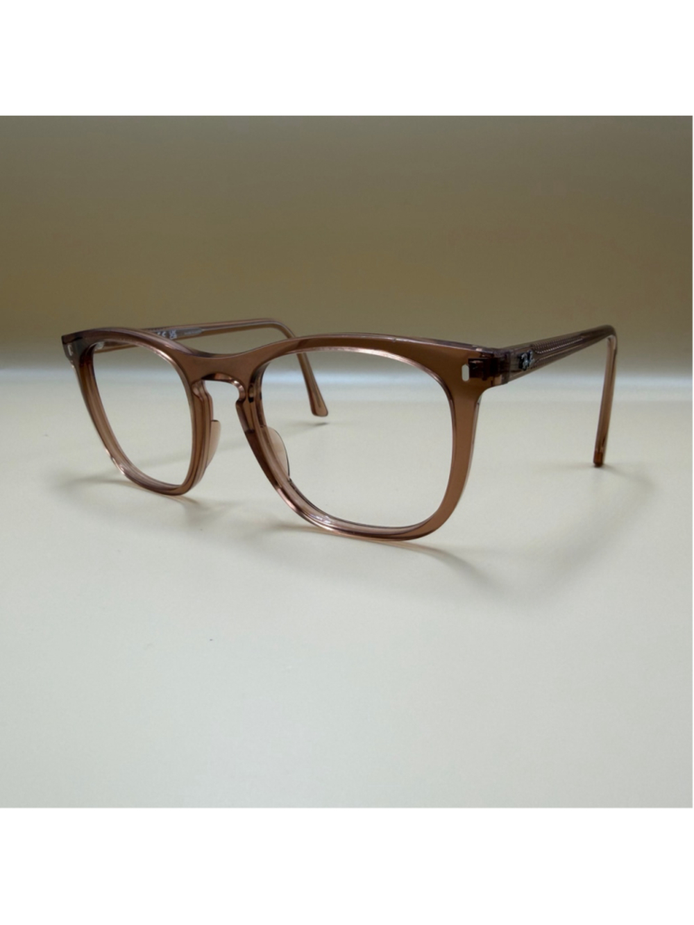 Women's Ray-Ban Brown Transparent Prescription Sunglass Frames Only RB2210